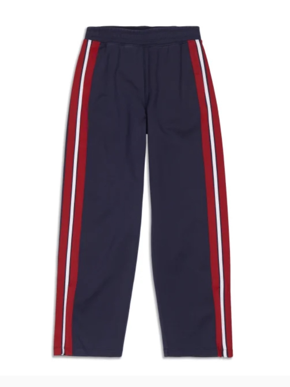 Never been worn Lululemon Navy Red-Stripe Cover your Tracks Pants